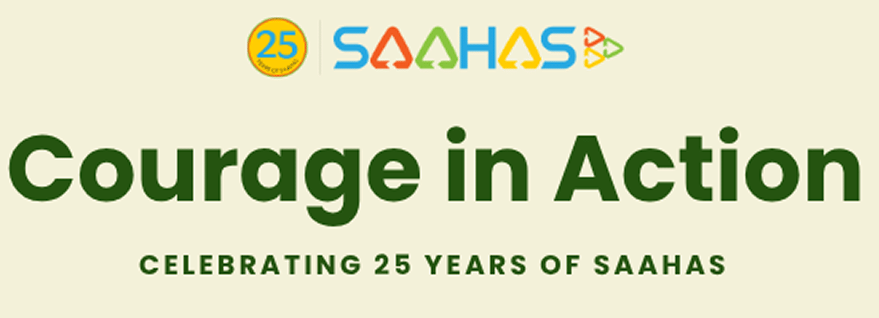 Courage in Action — Celebrating 25 years of Saahas, 9 October 2026, India International Centre, New Delhi